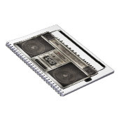 Boombox Notizblock (Rechte Seite)