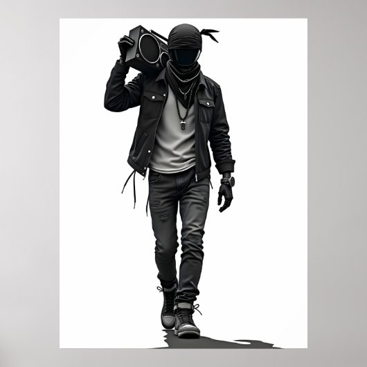 Boombox Poster (Vorne)