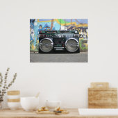 Boombox-Poster Poster (Küche)