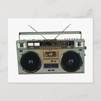 Boombox Postkarte