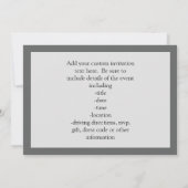 Boombox Radio Graphic Einladung (Rückseite)