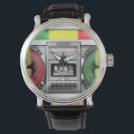 Boombox-Reggae Armbanduhr<br><div class="desc"></div>
