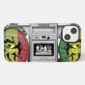 Boombox-Reggae iPhone Hülle (Rückseite (Horizontal))
