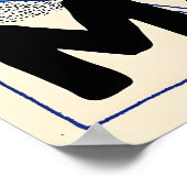 Boombox Retro Poster Treble Maker Music Wall Art (Ecke)