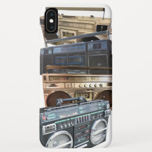 Boombox-Stereo-Kassetten-Mixtape der 80er Jahre Case-Mate iPhone Hülle