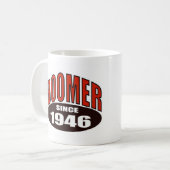 BOOMER 1946 KAFFEETASSE (Vorderseite Links)