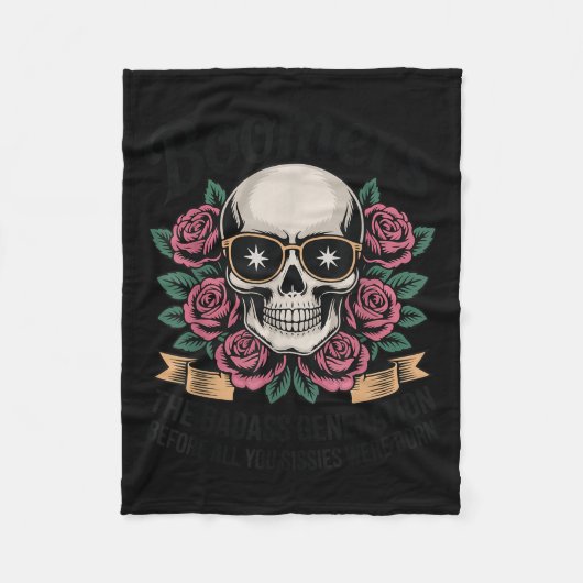 Boomer Bad Generation bevor Sissies Geboren waren Fleecedecke (Vorderseite)