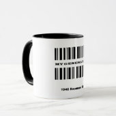Boomer Bar Code Tasse (Vorderseite Links)