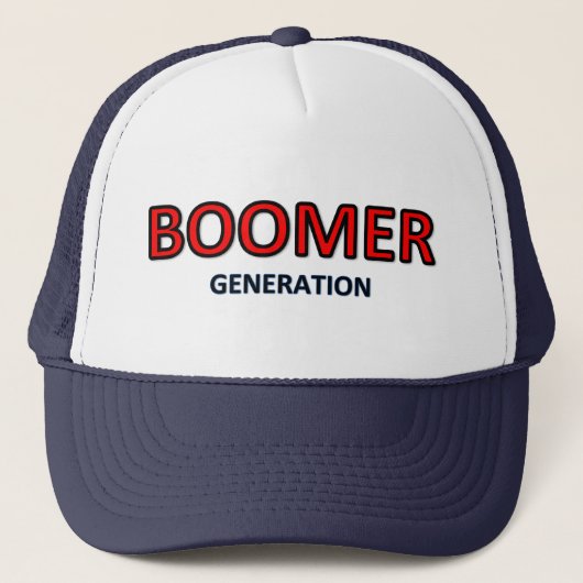 Boomer Hat Truckerkappe (Vorderseite)