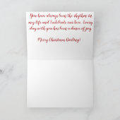 Boomer Joyful Holiday Dance Weihnachtskarte Karte (Innenseite)