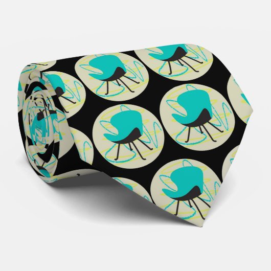 Boomer-Krawatte - Retro Krawatte (Gerollt)