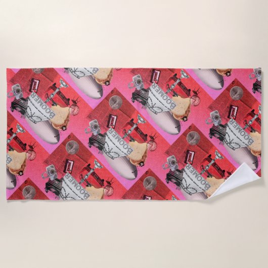 BOOMER Nostalgic Strandtuch (Vorderseite)