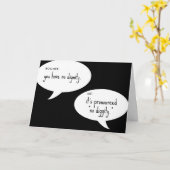 Boomer ohne Grabscherz Karte (Gelbe Blume)