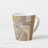Boomer Red Heeler Latte Tasse (Rechte Ecke)
