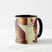 Boomer rote Heeler Kaffee-Tasse Tasse (VorderseiteRechts)