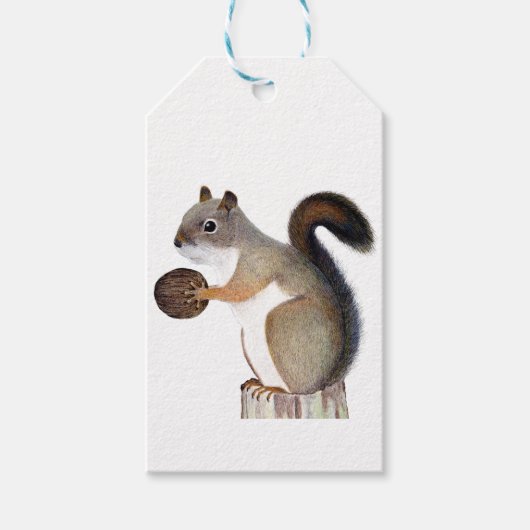 Boomer Squirrel Geschenkanhänger (Vorderseite)