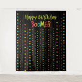 Boomer | Tapestry | Selfie Wall | Happy Birthday Wandteppich (Vorderseite)