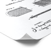 Boomerang 1893 Weißbuch über Patentkunst Poster (Ecke)