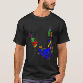 Boomerang Basic Liebe Dankbarkeit Anerkennung T-Shirt