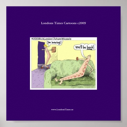 Boomerang Beziehungen Cartoon Poster (Vorne)