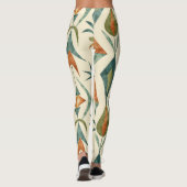 Boomerang Formulare Nahtloses Muster Leggings (Rückseite)