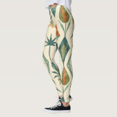 Boomerang Formulare Nahtloses Muster Leggings (Links)