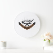 Boomerang Joke Große Wanduhr (Zuhause)