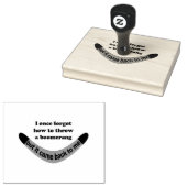 Boomerang Joke Gummistempel (Stempel)