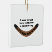 Boomerang Joke Keramikornament (Rechts)