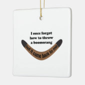 Boomerang Joke Keramikornament (Links)