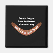 Boomerang Joke Magnet (Vorne)
