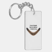 Boomerang Joke Schlüsselanhänger (Vorderseite links)