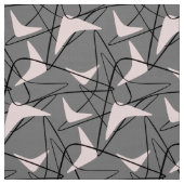 Boomerang Mitte des Jahrhunderts Stoff (Muster)