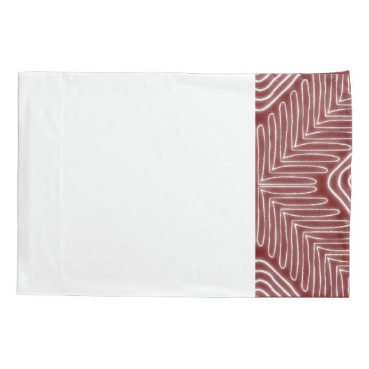 Boomerang Mudcloth Kissenbezug (Rückseite)