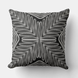 Boomerang Mudcloth Throw Kissen