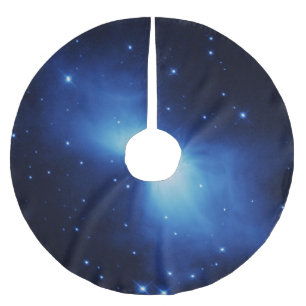 Boomerang Nebel im Weltraum der NASA Polyester Weihnachtsbaumdecke