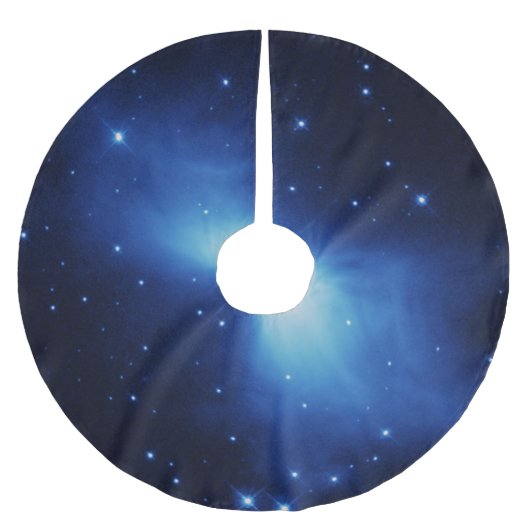 Boomerang Nebel im Weltraum der NASA Polyester Weihnachtsbaumdecke (Vorderseite)