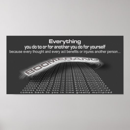 Boomerang Poster (Vorne)