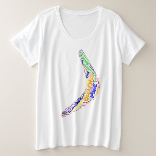 Boomerang Pure, Harmonie, Bio Große Größe T-Shirt (Design vorne)