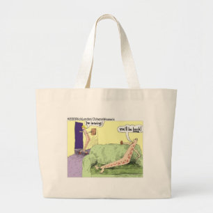 Boomerang Relagionships Funny Cartoon Geschenke & Jumbo Stoffbeutel