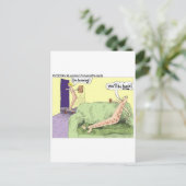 Boomerang Relagionships Funny Cartoon Geschenke &  Postkarte (Stehend Vorderseite)