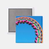 Boomerang Roller Untersetzer Worlds of Fun, KC Magnet (Vorderseite/Rückseite)