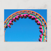 Boomerang Roller Untersetzer Worlds of Fun, KC Postkarte (Vorderseite)