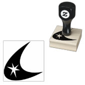 Boomerang & Star Gummistempel (Stempel)