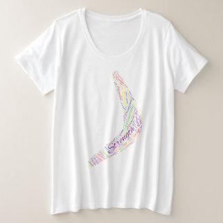 Boomerang Stärke, Mut, Ausdauer Große Größe T-Shirt