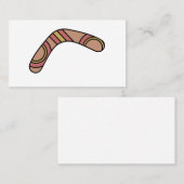 Boomerang Visitenkarte (Vorne/Hinten)