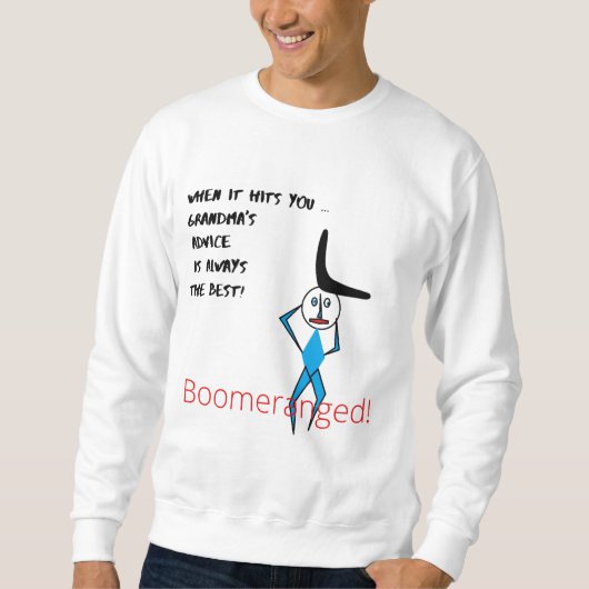 Boomeranged Sweatshirt (Vorderseite)