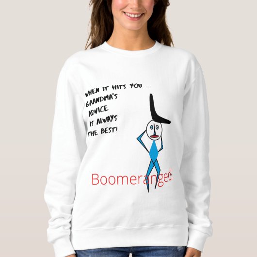 Boomeranged Women's Basic Sweatshirt (Vorderseite)