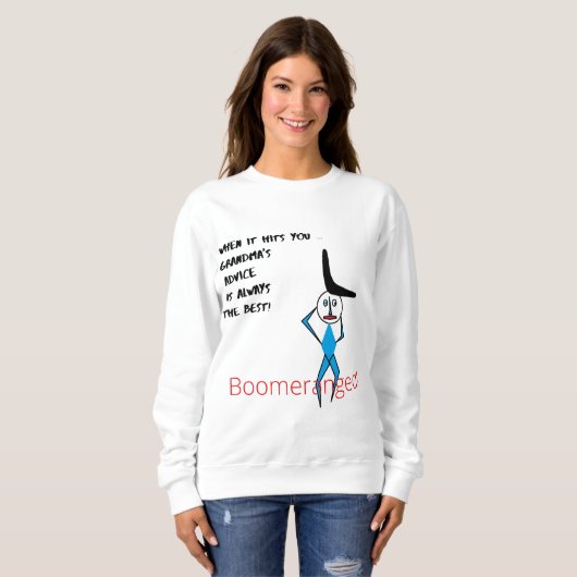 Boomeranged Women's Basic Sweatshirt (Vorne ganz)