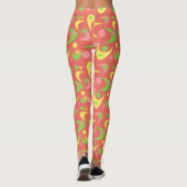 Boomerangs aus dem Mittelalter Leggings (Rückseite)